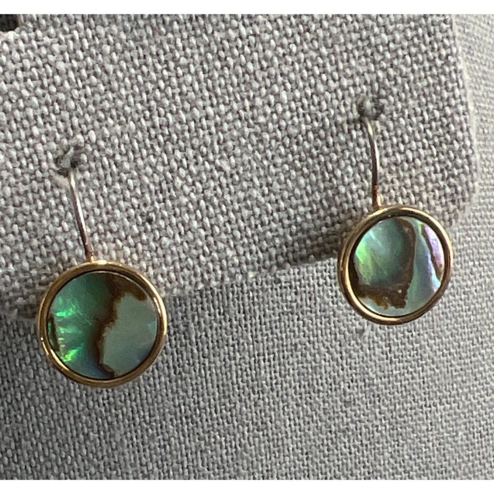 Abalone Shell Petite Earrings